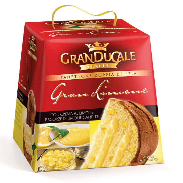 Panettone pyragas GranDucale su citrinų kremu, 750 g